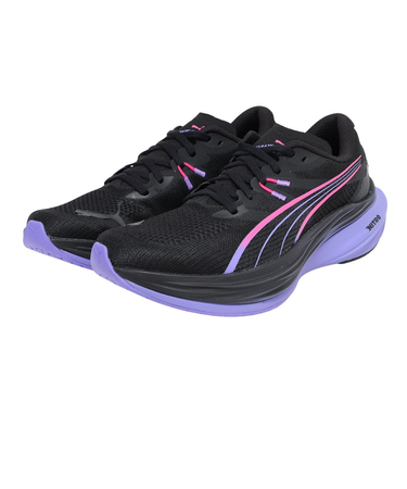 プーマ（PUMA）ランニングシューズ ジョギングシューズ ディヴィエイト ニトロ 3 ブラック DT31236701 スニーカー