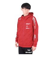 デサント（DESCENTE）SUNSCREEN 総柄グラフィック ジャージフーディー ST5SJG10M RD00