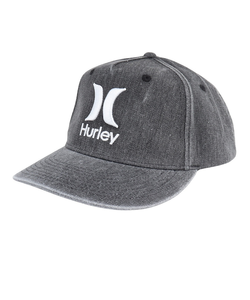 ハーレー（HURLEY）帽子 PIGMENT SB キャップ 黒 MHW2411043-BLK スポーツキャップ 日除け 日焼け対策 日差し対策 ロゴ シンプル