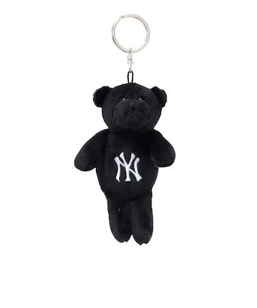 エムエルビー(MLB)イーカム MLB ぬいぐるみキーホルダー ニューヨーク・ヤンキース 黒 YK-KEY17 BLACK クマ ロゴ