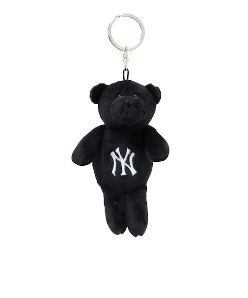 エムエルビー(MLB)イーカム MLB ぬいぐるみキーホルダー ニューヨーク・ヤンキース 黒 YK-KEY17 BLACK クマ ロゴ