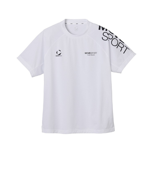 デサント（DESCENTE）S.F.TECH ピンメッシュ 半袖シャツ ST5SHT09M WH00