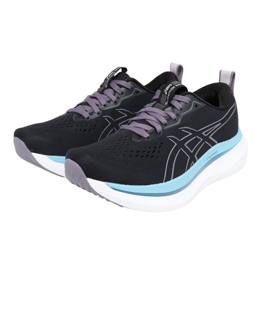 アシックス（ASICS）ランニング ジョギングシューズ グライドライド マックス ブラック グレー 1012B691.002