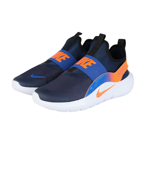 ナイキ（NIKE）ジュニア スニーカー スポーツシューズ フレックス ランナー 4 GS ネイビー IF2893-401 カジュアルシューズ