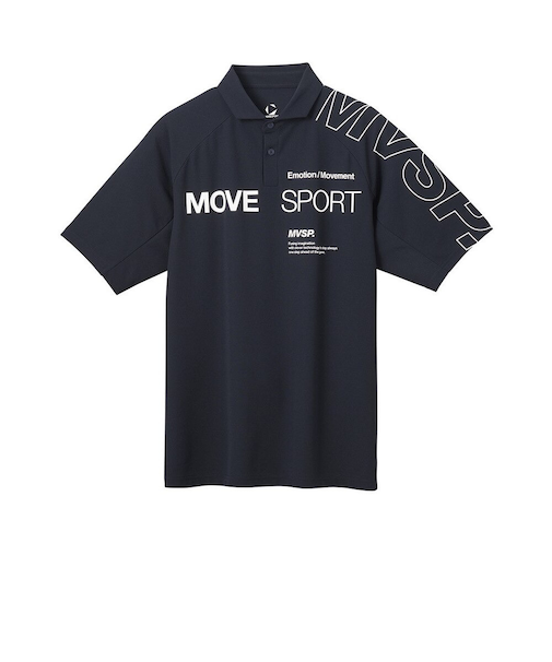 デサント（DESCENTE）SUNSCREEN ミニ鹿の子 ラグランスリーブポロシャツ ST5SHS01M NV00