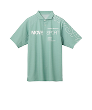 デサント（DESCENTE）SUNSCREEN ミニ鹿の子 ラグランスリーブポロシャツ ST5SHS01M GR01