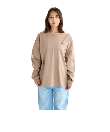 ロキシー（ROXY）BELLIS 長袖Tシャツ 25FWRLT254033BEG