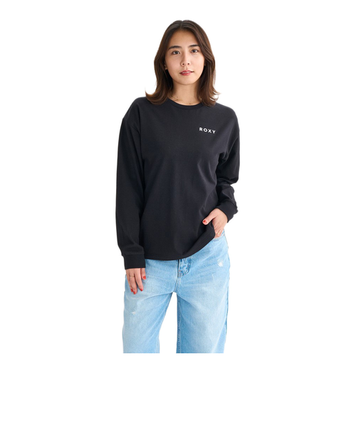 ロキシー（ROXY）HISTORICAL LOGO 長袖Tシャツ 25FWRLT254042BLK