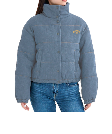 ビラボン（BILLABONG）DENIM PUFF ジャケット BF014761 BLU