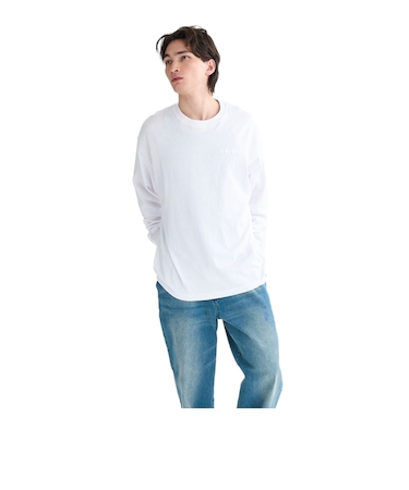 エレメント（ELEMENT）LOGO 長袖トップス BF022050 WHT