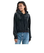 ビラボン（BILLABONG）LAZY DAZE CROP パーカー BF014013 BLK