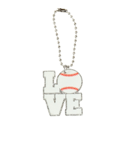 キーホルダー LOVEスポーツKC 野球 IS016 学生 部活 スポーツ 運動 記念品 スクバ チームメイト 友達