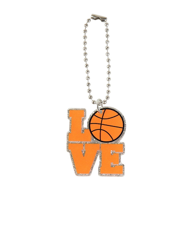 キーホルダー LOVEスポーツKC バスケ IS016 学生 部活 スポーツ 運動 記念品 スクバ チームメイト 友達