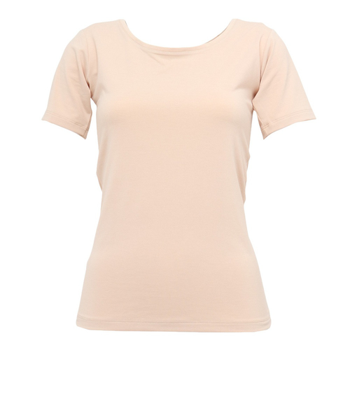 ReD 半袖Tシャツ M ベージュ リカバリーウェア レッド（RED）リカバリーウェア バイタルテック Uネックインナー