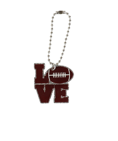 キーホルダー LOVEスポーツKC ラグビー IS016 学生 部活 スポーツ 運動 記念品 スクバ チームメイト 友達