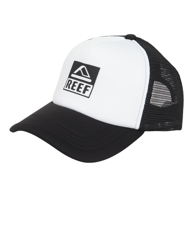 リーフ（REEF）帽子 スクエアロゴ トラッカーキャップ RFACM2502-BLK