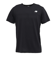 ニューバランス（new balance）テニスウェア スポーツカラーブロック 半袖Tシャツ AMT53400BK