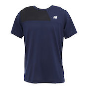 ニューバランス（new balance）テニスウェア スポーツカラーブロック 半袖Tシャツ AMT53400TNV