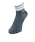ヤックパック（YAK PAK）靴下 TOPライン SH ショートソックス 25-27センチ チャコールグレー 34E15503G  抗菌防臭 メッシュ おしゃ…