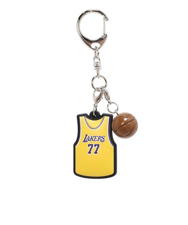 エヌビーエー（NBA）ユニフォーム型 キーホルダー ロサンゼルス レイカーズ ルカ・ドンチッチ NBA87418