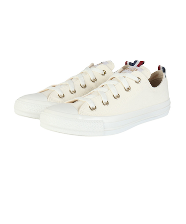 コンバース（CONVERSE）スニーカー キャンパスシューズ オールスター トリコタブ OX WT オフホワイト 31315180 カジュアルシューズ