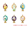 リーメント（LIFE-LINK）ポケモン オーバルティーク コレクション RE207971 フィギュア ミニチュアフィギュア ピカチュウ カイリュー