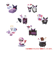 リーメント(LIFE-LINK)クロミのゴシックルーム RE152493 フィギュア マスコット ミニチュアフィギュア クロミちゃん バク サンリオ