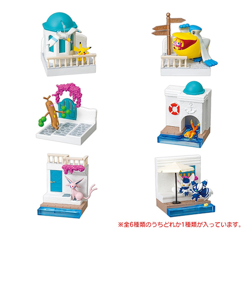 リーメント（LIFE-LINK）ポケモンの街3 潮風の通り道 RE207315 フィギュア マスコット 玩具 小物 ミニチュアフィギュア