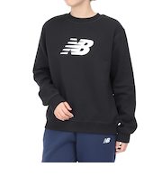 ニューバランス（new balance）スポーツフリース ロゴ クルー 起毛 スウェットシャツ WT43526BK