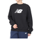 ニューバランス（new balance）スポーツフリース ロゴ クルー 起毛 スウェットシャツ WT43526BK