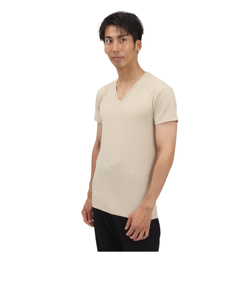 ReD 半袖Tシャツ M ベージュ リカバリーウェア レッド（RED）（メンズ、レディース）リカバリーウェア バイタル