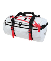 ザ・ノース・フェイス（THE NORTH FACE）ダッフルバッグ BCダッフルM ドラムバッグ ホワイト×レッド 65L NM82367 WR 5泊 6泊