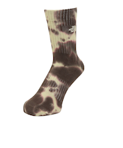 ザ・ノース・フェイス(THE NORTH FACE)靴下 タイ ダイ クルー ソックス ブラウン S-Lサイズ NN82316 DA ノース 抗菌防臭 おし…