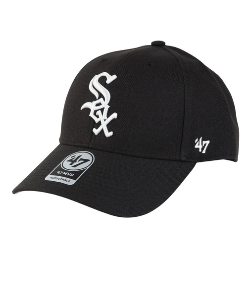 フォーティーセブン(47)キャップ エムブイピー シカゴ・ホワイトソックス 黒 55-59cm B-MVP06WBV-BKL 14751329 スポーツキャッ…