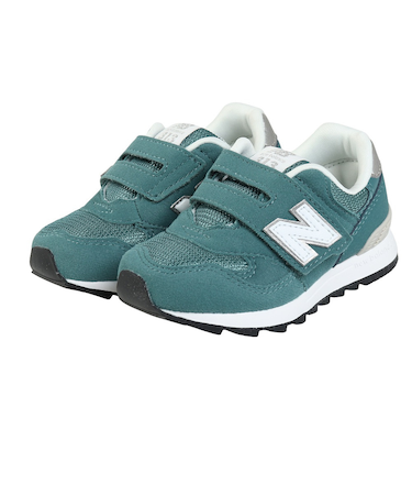 ニューバランス（new balance）ジュニア スニーカー スポーツシューズ 313 Hook and Loop グリーン IO313TE2 W