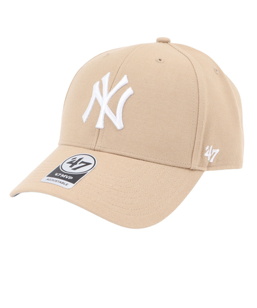 フォーティーセブン（47）キャップ エムブイピー ニューヨーク・ヤンキース カーキ 55-61cm B-MVP17WBV-KHB 14751288 スポーツキ…