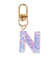 ミニ イニシャル キーホルダー N IS050 PU N