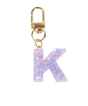 ミニ イニシャル キーホルダー K IS050 PU K