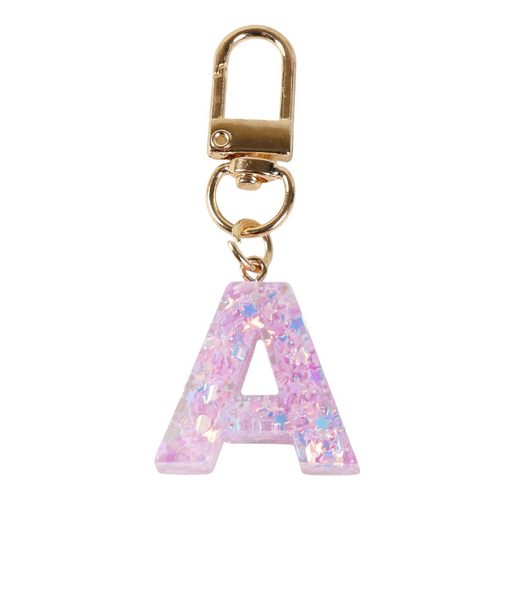ミニ イニシャル キーホルダー A IS050 PU A