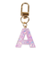ミニ イニシャル キーホルダー A IS050 PU A