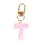 ミニ イニシャル キーホルダー T IS050 PK T