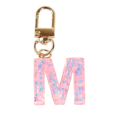 ミニ イニシャル キーホルダー M IS050 PK M