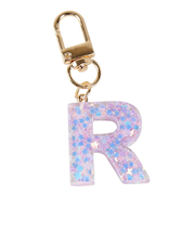 ミニ イニシャル キーホルダー R IS050 PU R