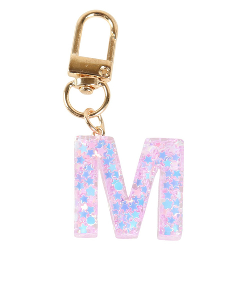 ミニ イニシャル キーホルダー M IS050 PU M