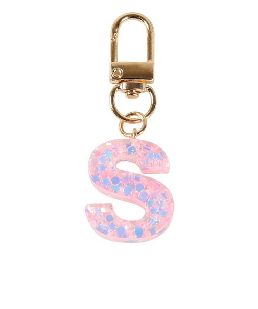 ミニ イニシャル キーホルダー S IS050 PK S