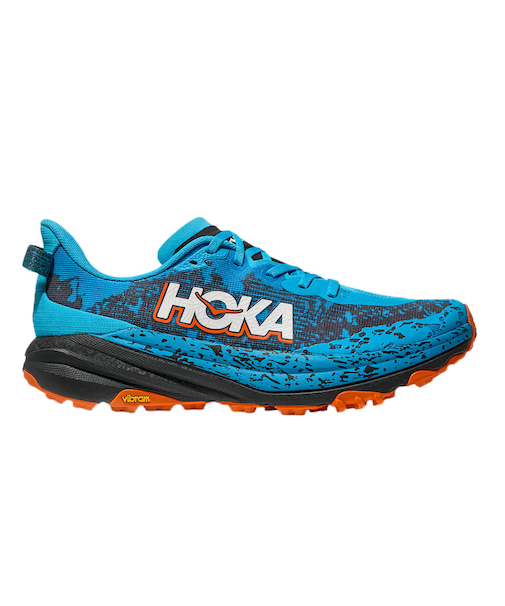 ホカ（HOKA）ランニングシューズ トレランシューズ スピードゴート 6 ブルー ブラック 61147791-SWRD スニーカー
