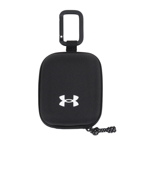 アンダーアーマー（UNDER ARMOUR）コンテイン マイクロケース ブラック×ホワイト 1378573 001 イヤホン収納 撥水 カラビナ付き