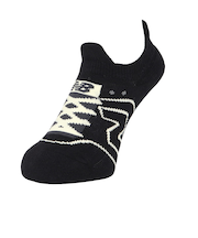 ニューバランス（new balance）靴下 スニーカー柄パイルソックス 黒 M-LLサイズ(23-29cm) LAS35701BK ソックス 大人用 くるぶ…