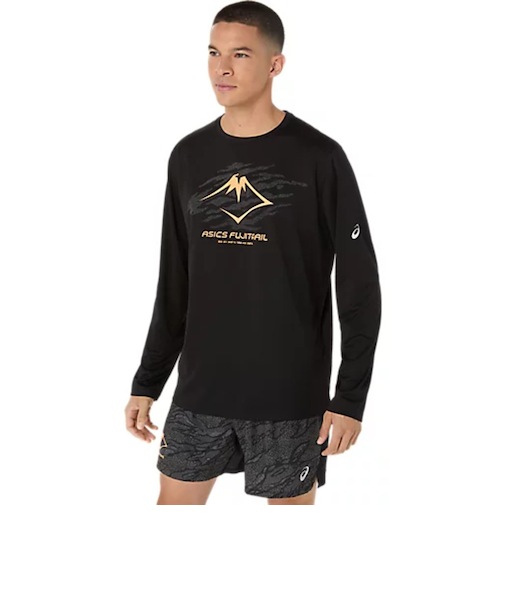 アシックス（ASICS）FUJITRAILロゴ 長袖シャツ 2011D391.001