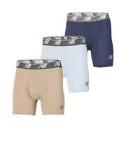 ニューバランス（new balance）メッシュボクサーパンツ 5インチ前閉じ 3枚組 S-LLサイズ LAU13015NNY 下着 アンダーウェア ボクサー…
